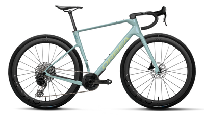 Orbea TERRA RACE M22 LTD 1X Road Bike in Frozen Concrete (Gloss), side view