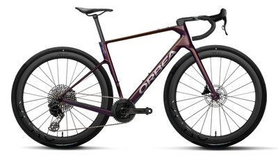 Orbea TERRA RACE M22 LTD 1X Road Bike in Sunset Carbon View (Matt), side view