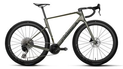 Orbea TERRA RACE M22 LTD 1X Road Bike in Spaceship Green (Matt), side view