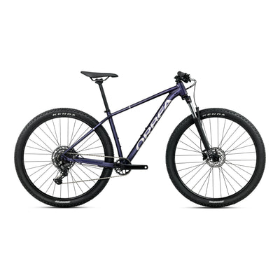 2027 Orbea Onna 27 40 Hardtail Mountain Bike in Tanzanite (Matt) - Silver (Gloss), side view