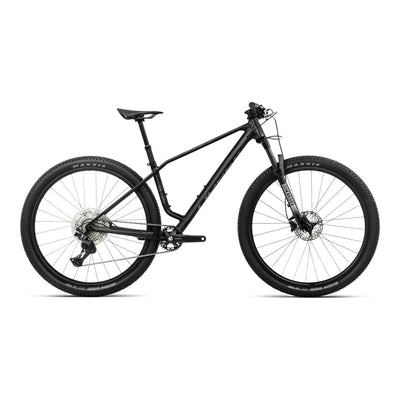 Orbea ALMA H20 Mountain Bike in Diamond Black (Matt) - Titan Black (Gloss), side view