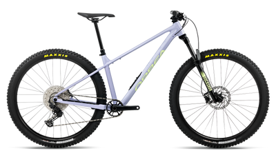 Orbea LAUFEY H30 Mountain Bike in Digital Lavender - Acid Gum (Gloss), side view