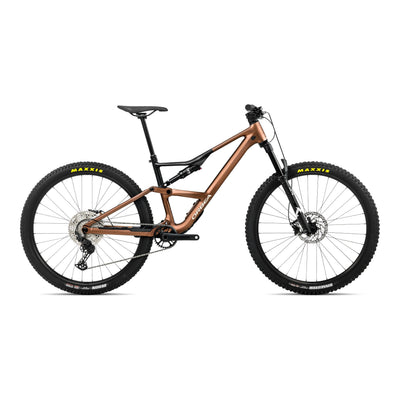 Orbea OCCAM SL H30 Mountain Bike in Metallic Cinnamon (Matt) - Black (Gloss), side view