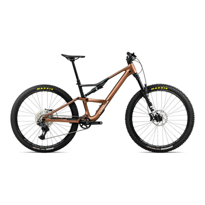 Orbea OCCAM SL H10 Mountain Bike in Metallic Cinnamon (Matt) - Black (Gloss), side view