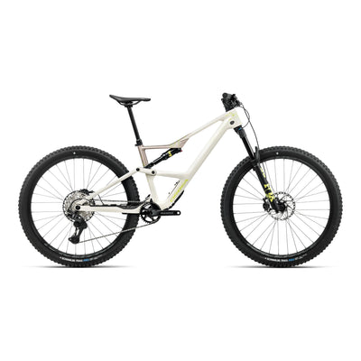 Orbea OCCAM SL M30 Mountain Bike in Ivory White - Nickel (Gloss), side view