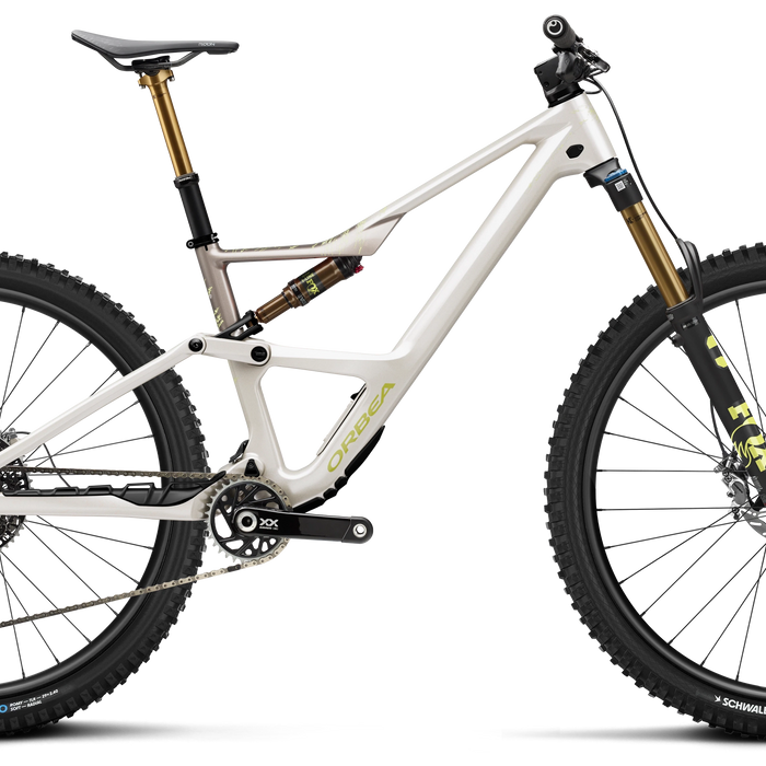 Orbea OCCAM SL M-LTD Mountain Bike in Ivory White - Nickel (Gloss), side view
