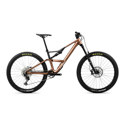 Orbea OCCAM LT H30 Mountain Bike in Metallic Cinnamon (Matt) - Black (Gloss), side view