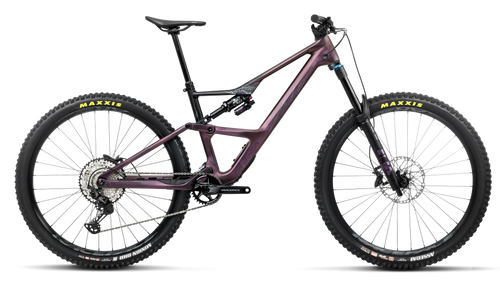 Orbea OCCAM LT M30 Mountain Bike in Sunset Carbon View - Black (Matt), side view