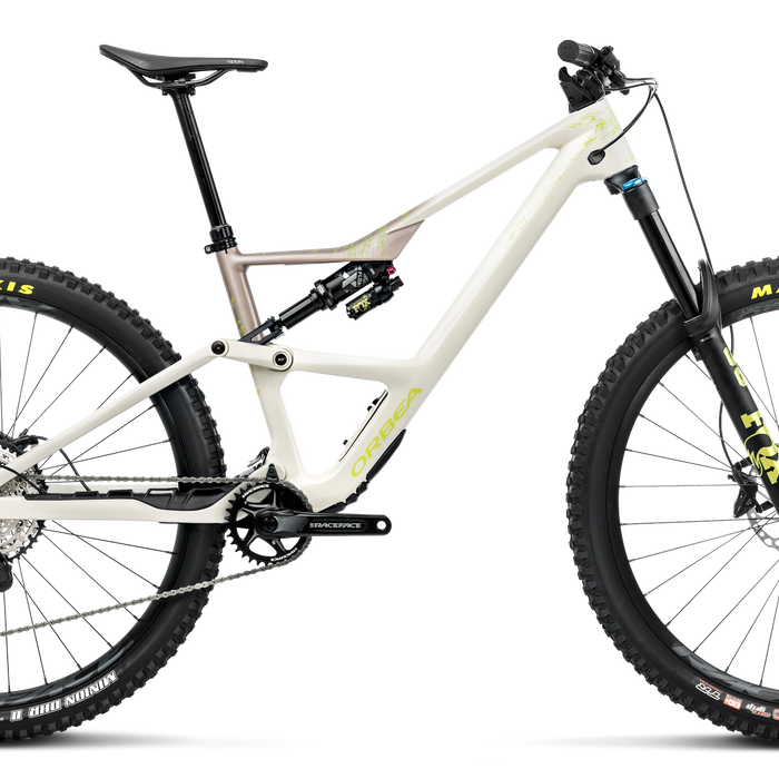 Orbea OCCAM LT M30 Mountain Bike in Ivory White - Nickel (Gloss), side view