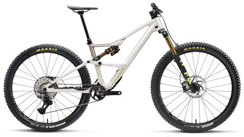 Orbea OCCAM LT M10 Mountain Bike in Ivory White - Nickel (Gloss), side view