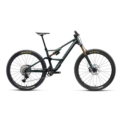 Orbea OCCAM LT M10 Mountain Bike in Escape Green - Carbon View Gloss, side view