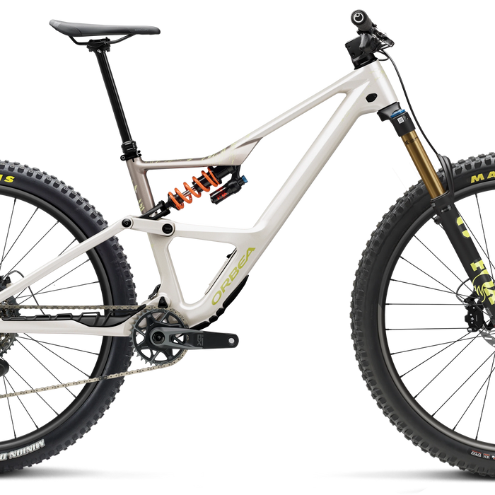 Orbea OCCAM LT M-TEAM Mountain Bike in Ivory White - Nickel (Gloss), side view