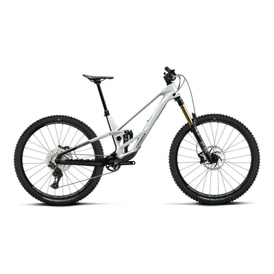 Orbea RALLON E10 Mountain Bike in White Chich - Diamond Black (Gloss), side view
