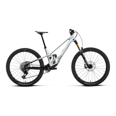 Orbea RALLON E-LTD Mountain Bike in White Chich - Diamond Black (Gloss), side view