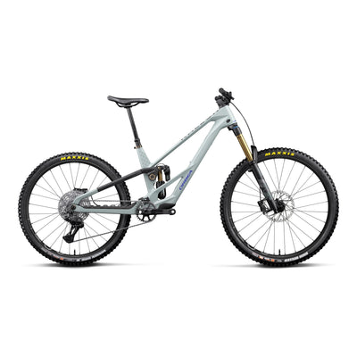 Orbea RALLON RS-LTD MULLET Mountain Bike in Frozen Concrete (Gloss) - Diamond C. View (Matt), side view