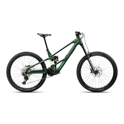 Orbea WILD LT H20 Mountain Bike in Racing Reen - White Cream (Gloss), side view