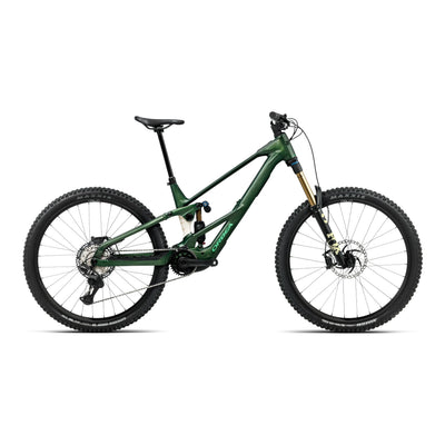 Orbea WILD LT H-TEAM Mountain Bike in Racing Reen - White Cream (Gloss), side view