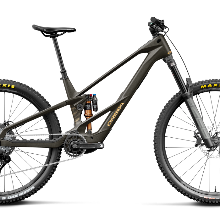 Orbea WILD LT M20 DJI Avinox Mountain Bike in Magic Gold C. View (Matt) - Titan Gold (Gloss) | 2027