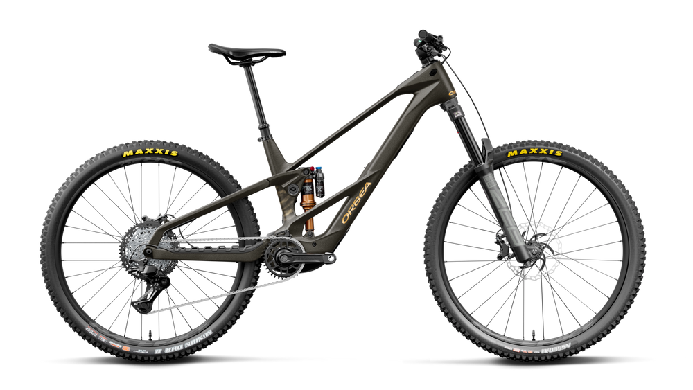 Orbea WILD LT M20 DJI Avinox Mountain Bike in Magic Gold C. View (Matt) - Titan Gold (Gloss) | 2027
