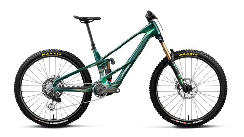 Orbea WILD LT M-LTD RS Mountain Bike in Escape Green C. View - Mintalized (Gloss), side view