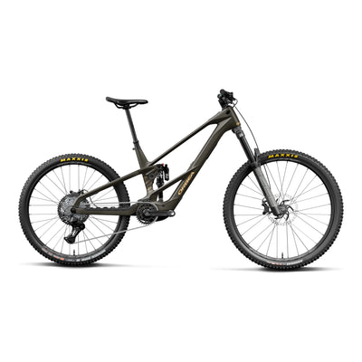 Orbea WILD LT M20 MULLET Mountain Bike in Magic Gold C. View (Matt) - Titan Gold (Gloss), side view