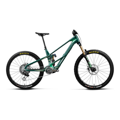 Orbea WILD LT M-LTD RS MULLET Mountain Bike in Escape Green C. View - Mintalized (Gloss), side view