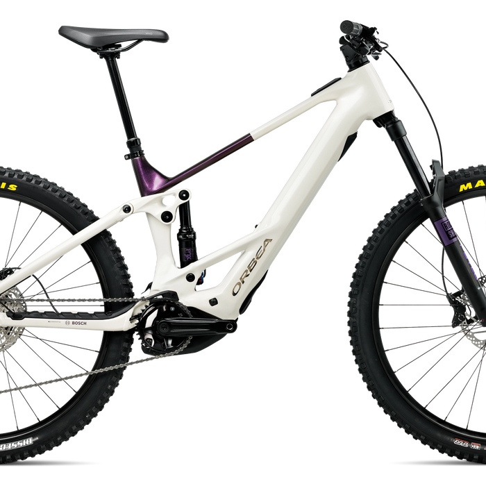 Orbea WILD TR H20 Mountain Bike in White Cream - Sunset (Gloss), side view