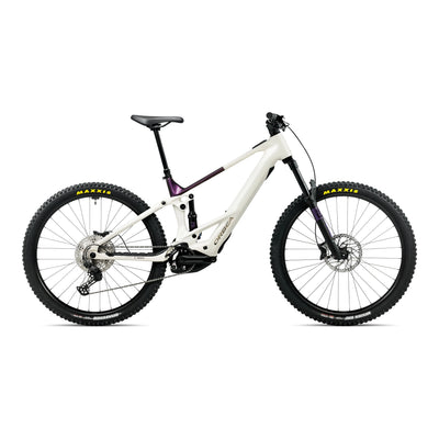 Orbea WILD TR H20 Mountain Bike in White Cream - Sunset (Gloss), side view