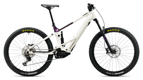 Orbea WILD TR H20 Mountain Bike in White Cream - Sunset (Gloss), side view