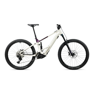 Orbea WILD TR H10 Mountain Bike in White Cream - Sunset (Gloss), side view