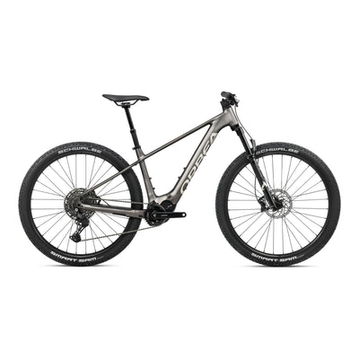Orbea URRUN 20 Mountain Bike in Magnetic Bronze (Matt) - Silver (Gloss), side view
