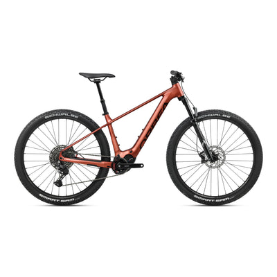 Orbea URRUN 20 Mountain Bike in Mars Red (Matt) - Cosmic Bronze (Gloss), side view