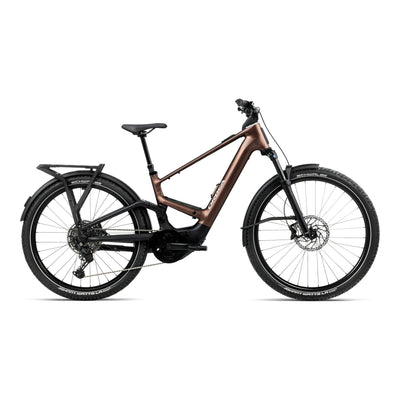 Orbea MUGA 30 Urban & Active Bike in Metallic Rust - Diamond Black (Matt), side view