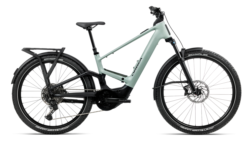 Orbea MUGA 30 Urban & Active Bike in Blue Stone - Diamond Black (Matt), side view