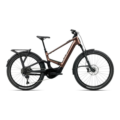 Orbea MUGA 20 Urban & Active Bike in Metallic Rust - Diamond Black (Matt), side view