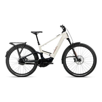 Orbea MUGA 10 Urban & Active Bike in Ivory White - Black (Gloss), side view