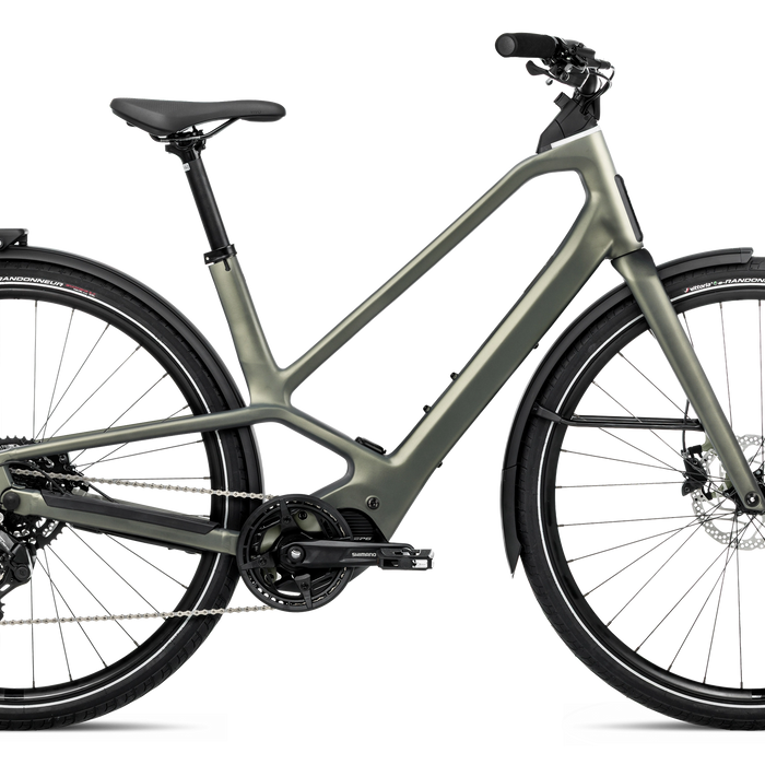 Orbea DIEM 30 Urban&Active Bike in Spaceship Green (Matt), side view
