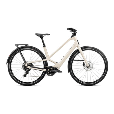 Orbea DIEM 30 Urban&Active Bike in Ivory White (Gloss), side view
