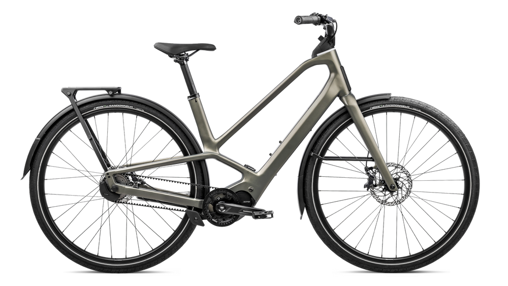Orbea DIEM 20 Urban&Active Bike in Spaceship Green (Matt), side view