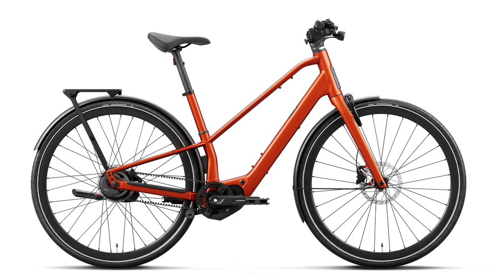 Orbea CARPE 10 Urban & Active Bike in Mars Red (Gloss), side view