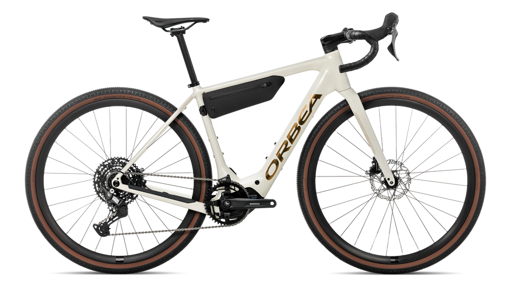 Orbea DENNA H50 Road Bike in Ivory White, side view