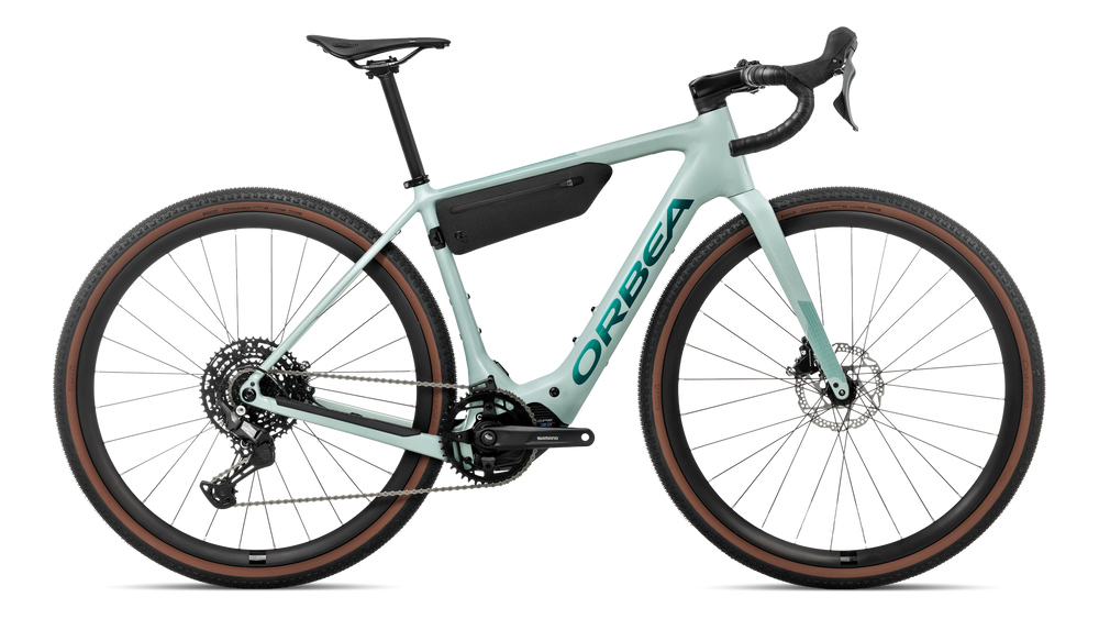 Orbea DENNA H50 Road Bike in Blue Stone, side view