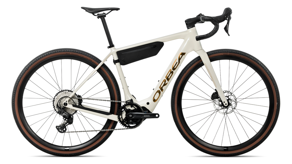 Orbea DENNA H30 Road Bike in Ivory White, side view
