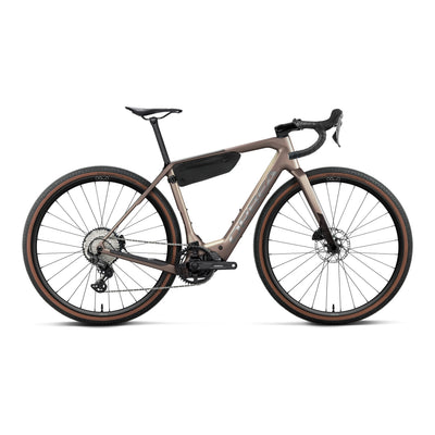 Orbea DENNA M30 Road Bike in Nickel Matt - Carbon Raw Gloss, side view