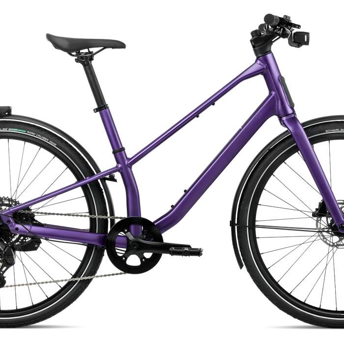 Orbea VECTOR 20 Urban & Active Bike in Royal Plum (Matt), side view