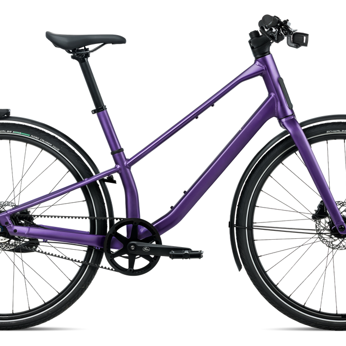 Orbea VECTOR 10 Urban & Active Bike in Royal Plum (Matt), side view