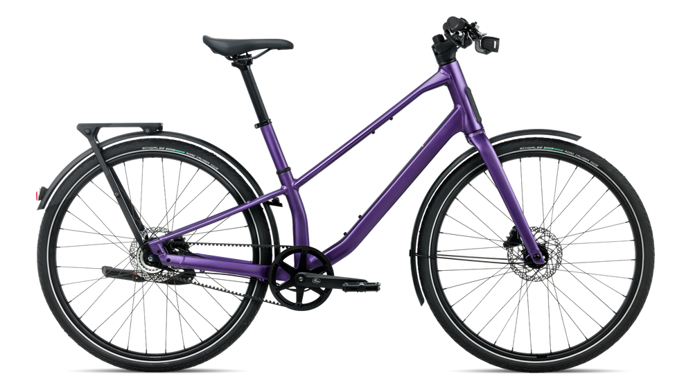 Orbea VECTOR 10 Urban & Active Bike in Royal Plum (Matt), side view