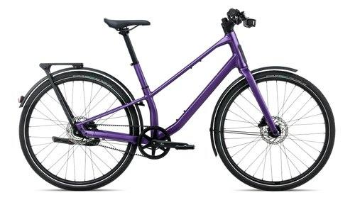 Orbea VECTOR 10 Urban & Active Bike in Royal Plum (Matt), side view