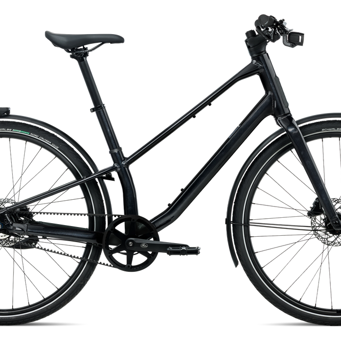 Orbea VECTOR 10 Urban & Active Bike in Fuel Black (Gloss), side view