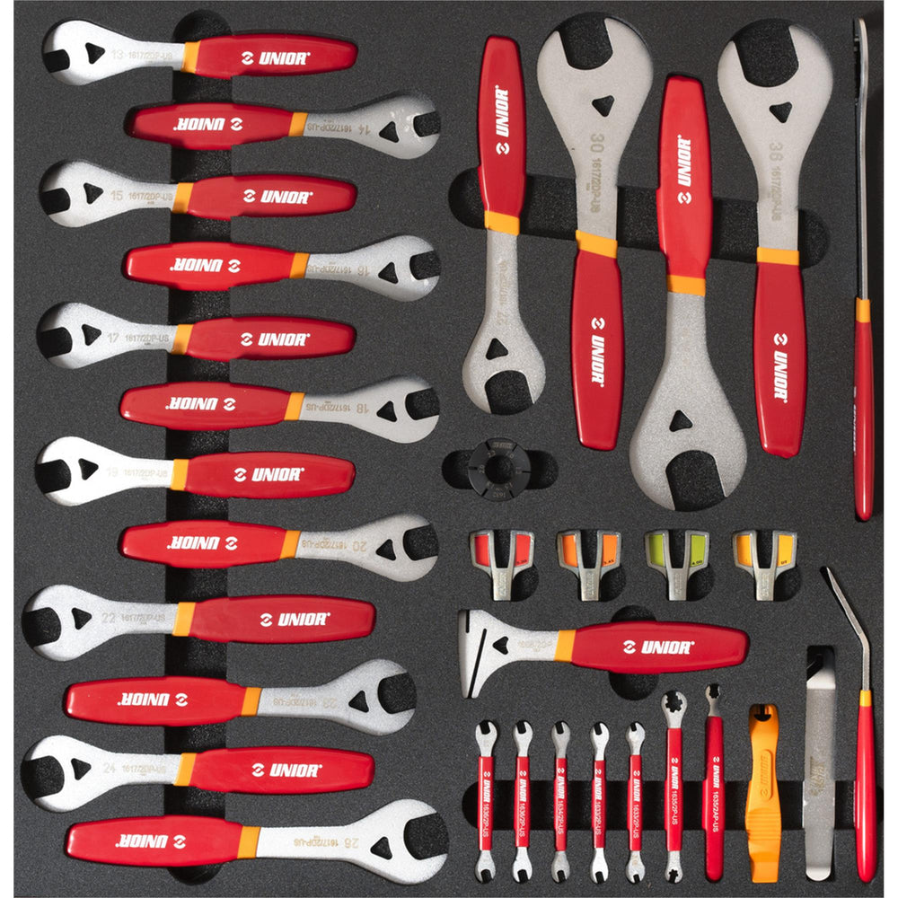 Unior Set Of Tools In Tray 3 For 2600A And 2600C - Wheel Tools